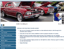 Tablet Screenshot of peachstatechevelles.com